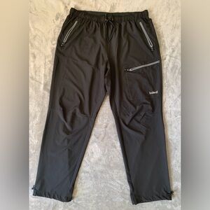 Baleaf Black Men's Joggers with Zippered Pockets